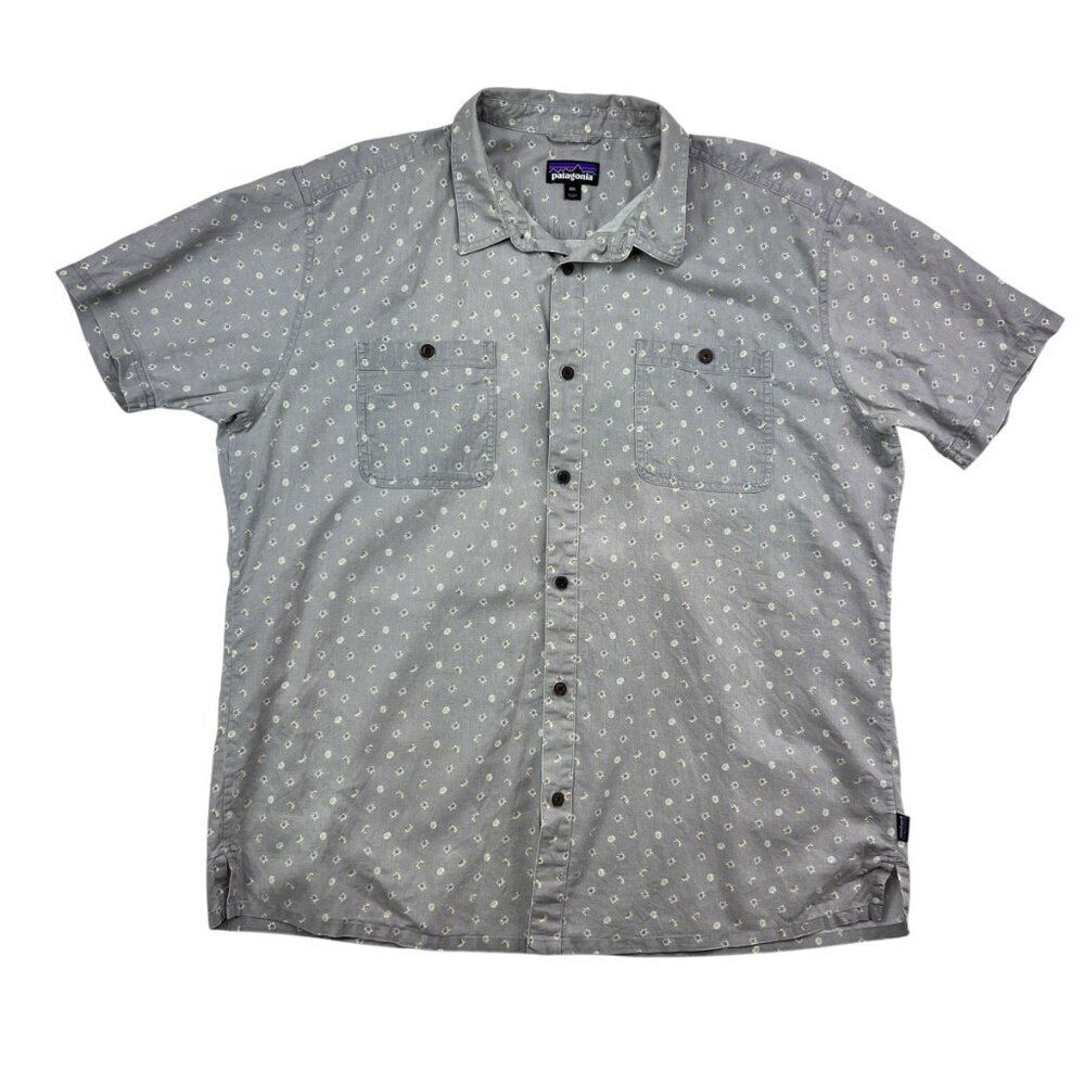 Patagonia Men's Button Down Cotton/Hemp Size XXL